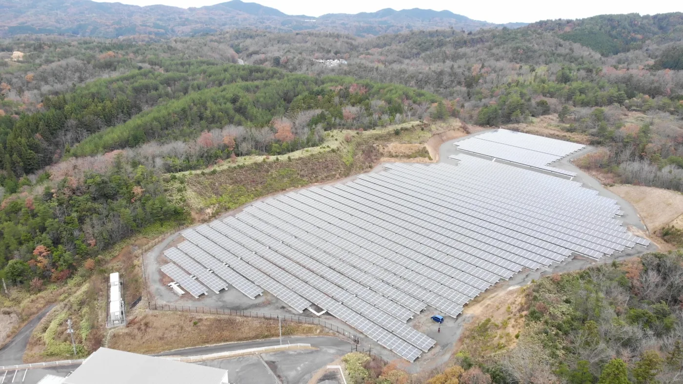 島根県内の太陽光発電設備